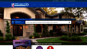 What Homesandland.com website looked like in 2020 (3 years ago)