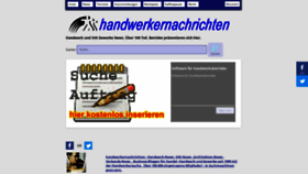 What Handwerkernachrichten.com website looked like in 2020 (3 years ago)