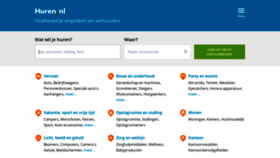 What Huren.nl website looked like in 2020 (5 years ago)