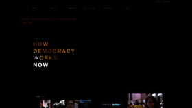 What Howdemocracyworksnow.com website looked like in 2020 (3 years ago)