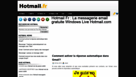 What Hotmail-fr.net website looked like in 2020 (3 years ago)