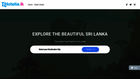 What Hotelia.lk website looked like in 2020 (3 years ago)