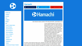 What Hamachi.cz website looked like in 2020 (3 years ago)