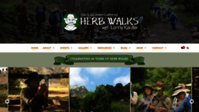 What Herbwalks.com website looked like in 2020 (3 years ago)