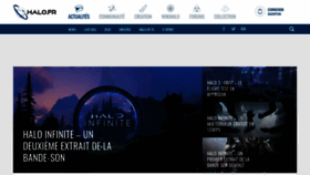 What Halo.fr website looked like in 2020 (3 years ago)