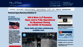 What Hillmoin.com website looked like in 2020 (3 years ago)