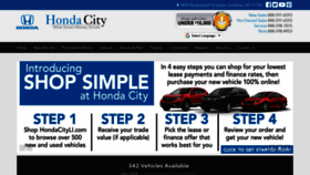 What Hondacityli.com website looked like in 2020 (3 years ago)