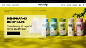 What Hempharmx.cafe24.com website looked like in 2020 (3 years ago)