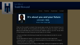 What Howard-lawoffice.com website looked like in 2020 (3 years ago)