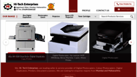 What Hitechenterprises.co website looked like in 2020 (3 years ago)