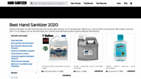 What Hand-sanitizer.org website looked like in 2020 (3 years ago)