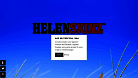 What Helenskinz.co.nz website looked like in 2020 (3 years ago)