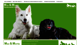 What Hundewandertouren.de website looked like in 2020 (3 years ago)