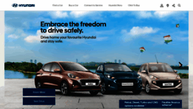 What Hyundai.co.in website looked like in 2020 (3 years ago)