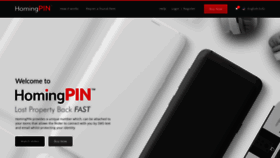 What Homingpin.com website looked like in 2020 (3 years ago)