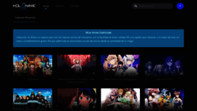 What Holanime.net website looked like in 2020 (3 years ago)
