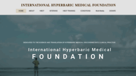 What Hyperbaricmedicalfoundation.org website looked like in 2020 (3 years ago)