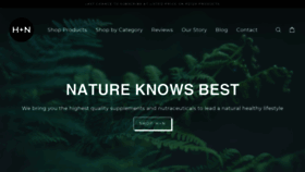 What Hellonaturals.com website looked like in 2020 (3 years ago)