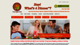 What Heywhats4dinner.com website looked like in 2020 (3 years ago)