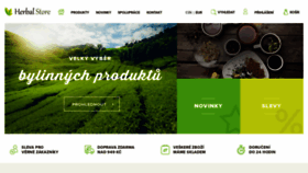 What Herbal-store.cz website looked like in 2020 (3 years ago)