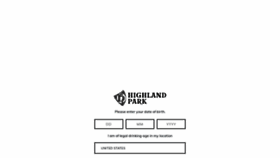 What Highlandparkwhisky.com website looked like in 2020 (3 years ago)