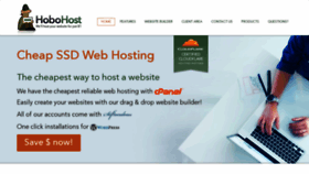 What Hobohost.com website looked like in 2020 (3 years ago)