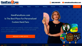 What Handfans4less.com website looked like in 2020 (3 years ago)