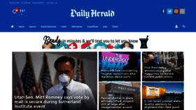 What Heraldextra.com website looked like in 2020 (3 years ago)