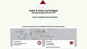 What Huber-huber-stb.de website looked like in 2020 (3 years ago)