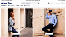 What Hoseonline.de website looked like in 2020 (5 years ago)