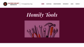 What Homilytools.org website looked like in 2020 (3 years ago)