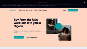 What Heroshe.com website looked like in 2020 (3 years ago)
