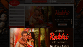 What Haldiram.com website looked like in 2020 (3 years ago)