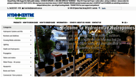What Hydrocentre.com.au website looked like in 2020 (3 years ago)