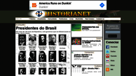 What Historianet.com.br website looked like in 2020 (3 years ago)