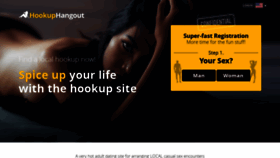 What Hookuphangout.com website looked like in 2020 (3 years ago)