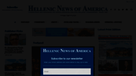 What Hellenicnews.com website looked like in 2020 (3 years ago)