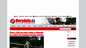 What Horydoly.cz website looked like in 2020 (3 years ago)