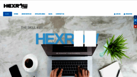 What Hexrow.com website looked like in 2020 (3 years ago)