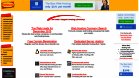 What Hostindex.com website looked like in 2020 (4 years ago)