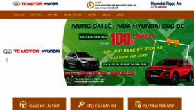 What Hyundai-ngocan.com website looked like in 2020 (3 years ago)