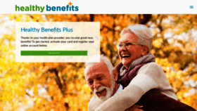 What Healthybenefitsplus.com website looked like in 2020 (3 years ago)