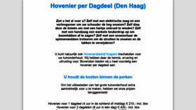 What Hovenierperdagdeel.nl website looked like in 2020 (3 years ago)