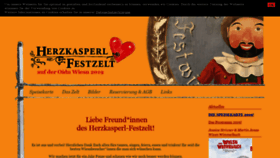 What Herzkasperlzelt.de website looked like in 2020 (3 years ago)