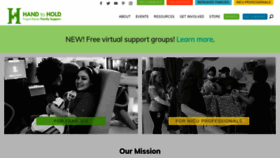 What Handtohold.org website looked like in 2020 (3 years ago)