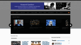 What Howardgardner.com website looked like in 2020 (3 years ago)