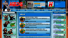 What Hedg.fr website looked like in 2020 (3 years ago)