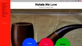 What Hotelswelove.com website looked like in 2020 (3 years ago)