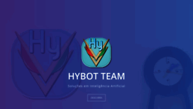 What Hybot.com.br website looked like in 2020 (3 years ago)