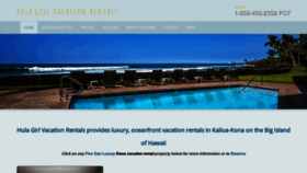What Hulagirlvacationrentals.com website looked like in 2020 (3 years ago)